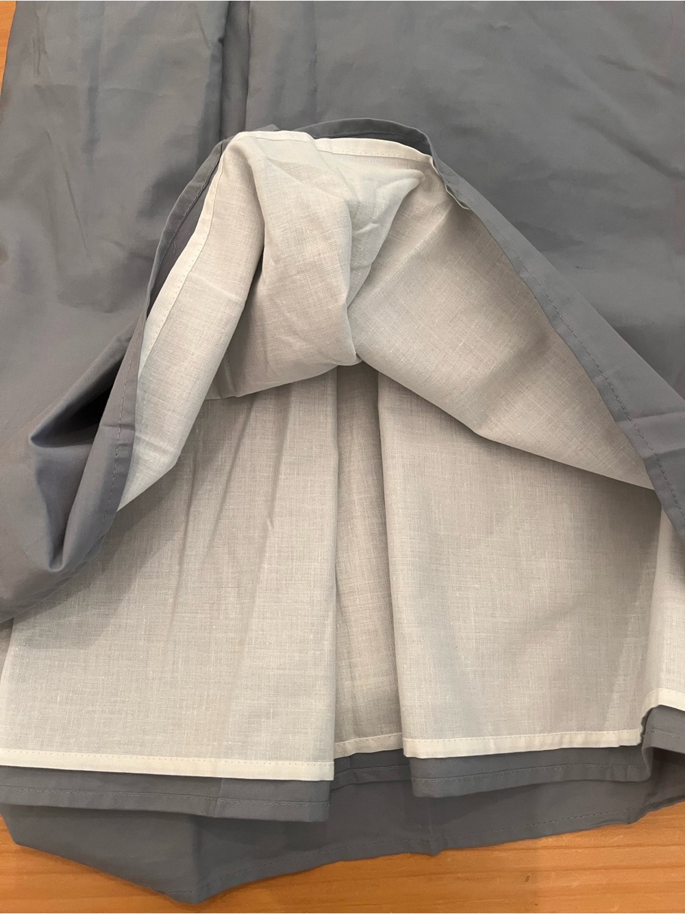 NWOT Calvin Klein Home Queen Bedskirt 18" Long Drop Box Pleats Lined 100% Cotton - Picture 5 of 7